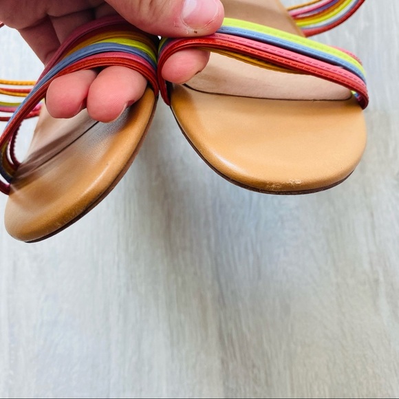 Madewell The Meg Slide Sandal Rainbow Sz 8 - Picture 3 of 9